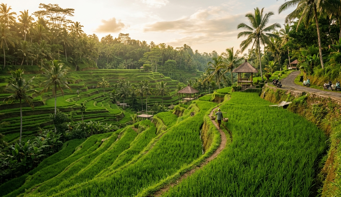Menjelajahi Pesona Wisata Sawah di Bali: Surga Hijau yang Menenangkan Hati